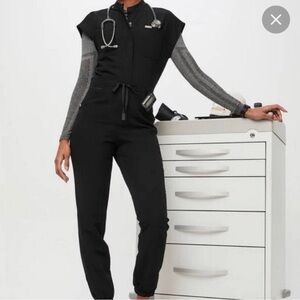 Figs Rafaela Cargo Scrub Jumpsuit